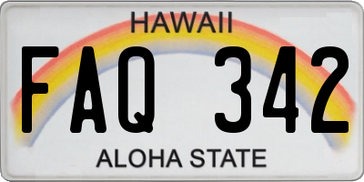 HI license plate FAQ342