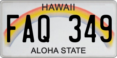 HI license plate FAQ349