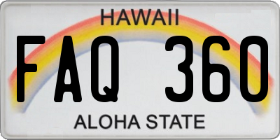 HI license plate FAQ360