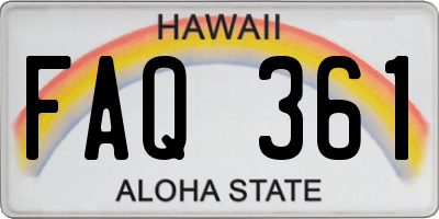 HI license plate FAQ361