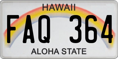 HI license plate FAQ364