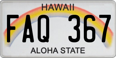 HI license plate FAQ367