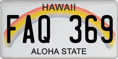 HI license plate FAQ369