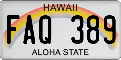 HI license plate FAQ389