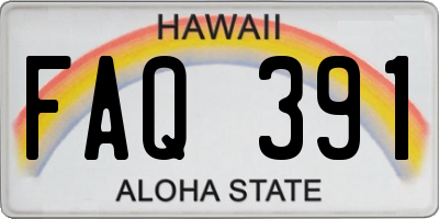 HI license plate FAQ391