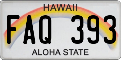 HI license plate FAQ393
