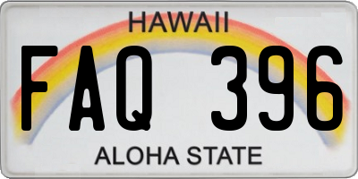 HI license plate FAQ396