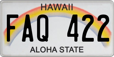 HI license plate FAQ422