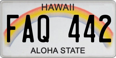 HI license plate FAQ442