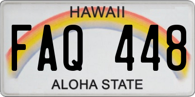 HI license plate FAQ448