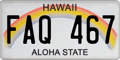 HI license plate FAQ467