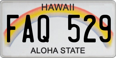 HI license plate FAQ529