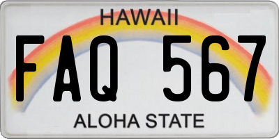 HI license plate FAQ567