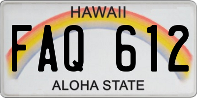 HI license plate FAQ612
