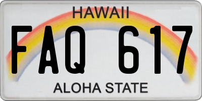 HI license plate FAQ617