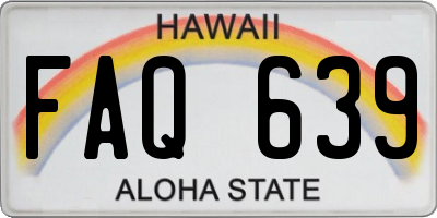 HI license plate FAQ639