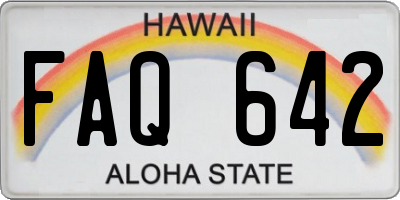 HI license plate FAQ642