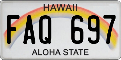HI license plate FAQ697