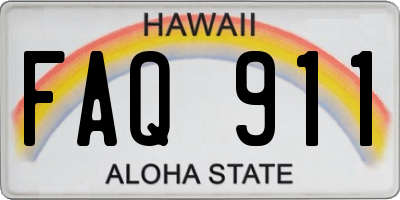 HI license plate FAQ911
