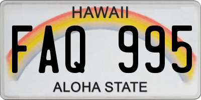 HI license plate FAQ995