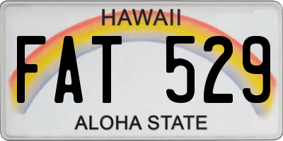 HI license plate FAT529