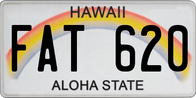 HI license plate FAT620