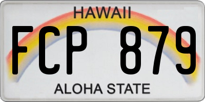 HI license plate FCP879