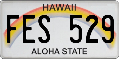 HI license plate FES529