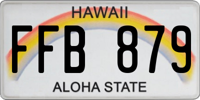 HI license plate FFB879