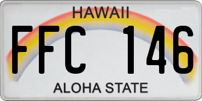 HI license plate FFC146
