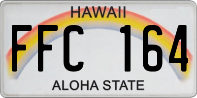 HI license plate FFC164