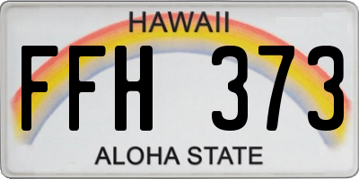 HI license plate FFH373