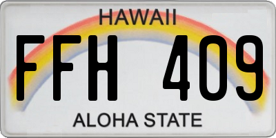 HI license plate FFH409