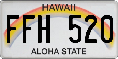 HI license plate FFH520