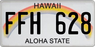 HI license plate FFH628