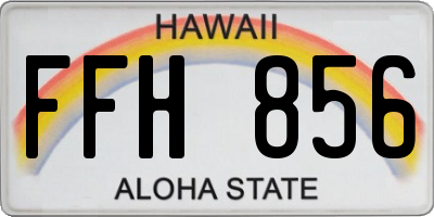 HI license plate FFH856