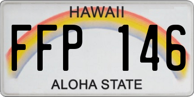 HI license plate FFP146