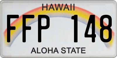 HI license plate FFP148