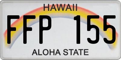 HI license plate FFP155