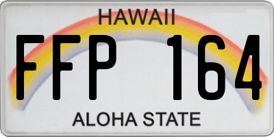 HI license plate FFP164