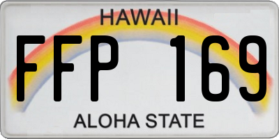 HI license plate FFP169
