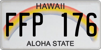 HI license plate FFP176