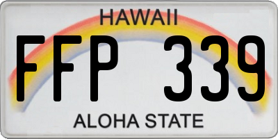 HI license plate FFP339
