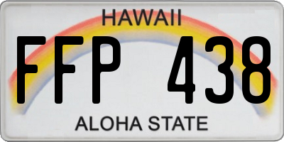 HI license plate FFP438