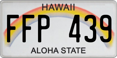 HI license plate FFP439
