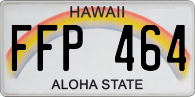 HI license plate FFP464