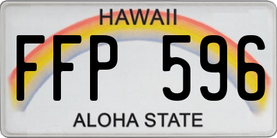 HI license plate FFP596
