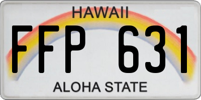 HI license plate FFP631