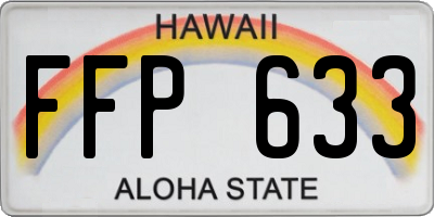 HI license plate FFP633