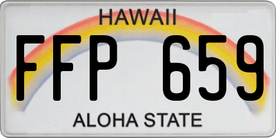HI license plate FFP659